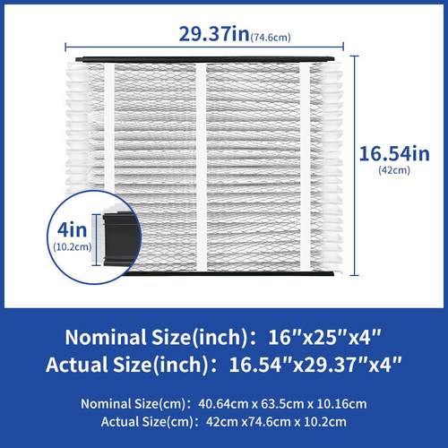 适配AprilAre413净空气化器i替换过滤AprilAir器-MERV1316x25x4两 - 图3