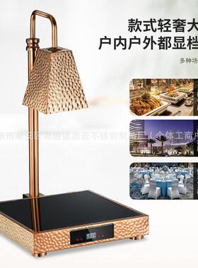 不锈钢食物保温灯餐饮自助餐食品烤肉披萨双头单头加热灯酒店商用