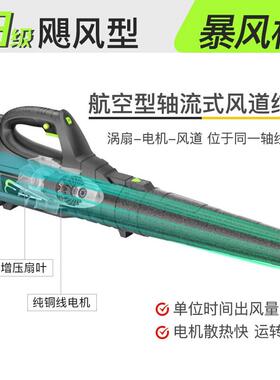 鼓风220v强力吹灰电脑清灰小型家机用吹风机大功机吹DS-207GF率尘