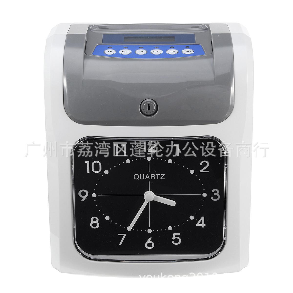 English version of attendance machine foreign trade S-960 punch card machine English punch card attendance machine two-color printing foreign trade clock clock