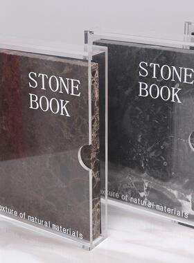 简约北欧亚克力假书仿真书装饰品道具摆设模型创意客厅书柜摆件