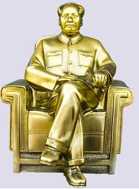 PNS像毛泽东沙发坐毛主办公室吧台饰大厅家居席装铜像