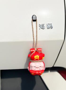 猪猪侠门挡阻门器门把手防撞汽车尾部挂件慢回弹解压发泄模型玩偶