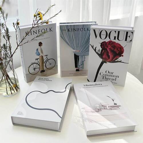 Fake Book Decoration Coffee Table Fashion Prop Books Decor - 图1