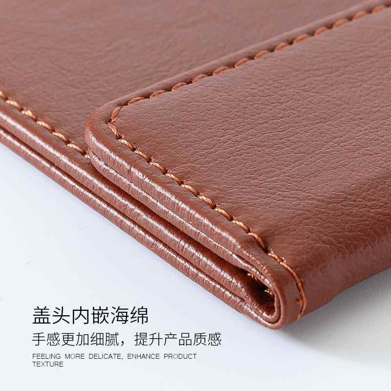 酒水点菜单夹板皮革文件夹餐厅账单夹小票黑板夹收银写字垫板定制 - 图1