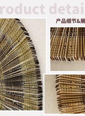 2025新款玄关装饰画立体装置实物画高级感壁画入户客厅正对墙挂画