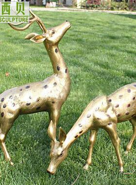 铸铜仙鹤踩龟雕塑厂家供应景区园林景观装饰各种动物摆件灯台装饰