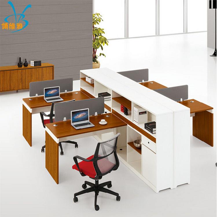 Office furniture screen partition office desk chair staff table four-person staff table computer table simple and fashionable card space