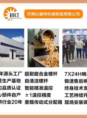 锅巴膨化食生零产线 油炸三角加工设片备 食MAGA-102品挤双螺杆出