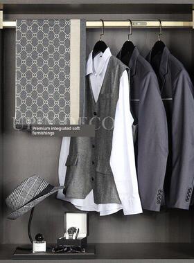 样板房衣帽间男女衣柜组合套装服装收纳盒饰品软装全屋定制配饰