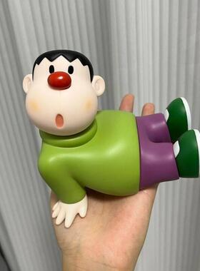 胖老虎手机站懒手机站手模型可爱的桌面装饰娃娃新潮礼物的朋友