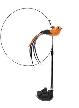 Simulation Bird interactive Cat Toy Funny Feather Bird with