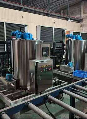 1.5T商用六模片冰机夜市水果冰棍制作设备鲜奶香草冰棒制作机器