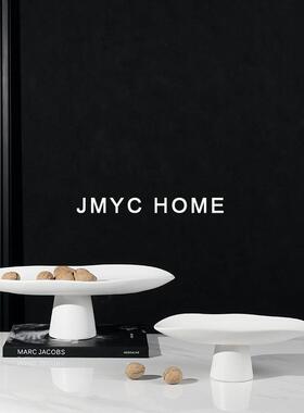 简约干果托盘树脂水果盘样板间客厅电视柜茶几柜餐厅吧台软装饰品