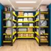 Grocery rack multi-storage 614 rack hole board balcony storage room basement finishing shelf storage cold-rolled steel