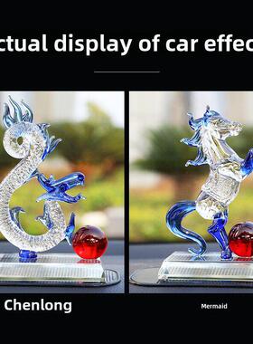 水晶十二生肖鼠牛虎兔龙蛇马羊猴鸡狗猪汽车内饰汽车创意饰品