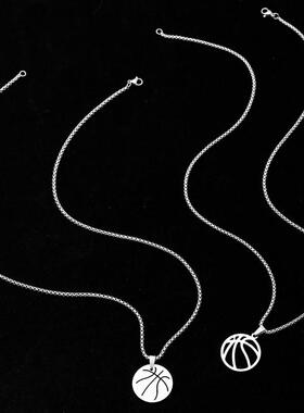 儿童篮球项链嘻哈男孩子装饰