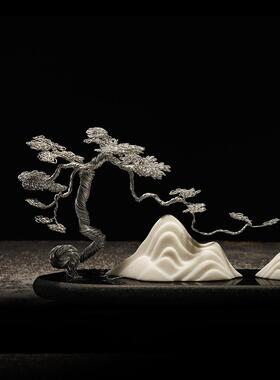 正品创意家居软公饰欢迎松木饰客干厅酒柜入品口办室陶瓷假景观饰