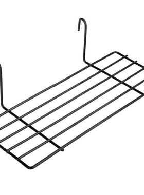 托盘挂篮挂钩 ins铁艺网格照片墙配件 超市家用置物架子 黑白粉色