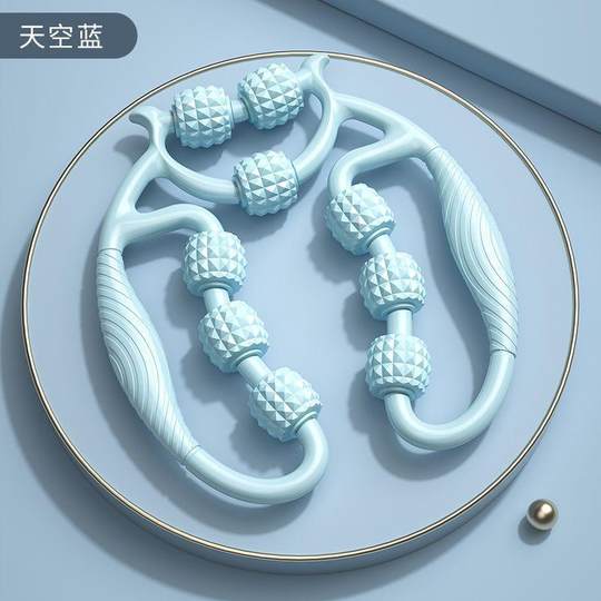 儿童按摩棒狼牙棒按摩滚轴轮小腿肌肉放松长高瑜伽感统琅琊榜瘦腿