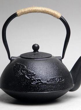 手工铁茶壶工艺品铸铁壶居家装饰摆件茶室新中式软装摆件饰品