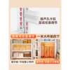 Household storage rack multi-layer storage rack living room dust curtain storage rack balcony hole board organizer floor shelf
