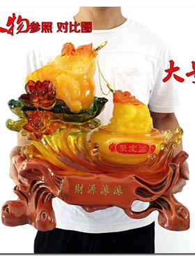 金蟾厂家仿玉金蟾蝉招开财进宝摆件大号旺三足财金蟾蜍店铺业礼品