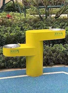 不锈钢户外饮水台创意公园机场车站景区异形饮水机动物喝水器