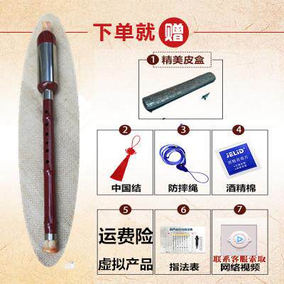 正品民族吹奏红乐器彷木树脂耐用竖吹巴乌降B调C调南儿童学生云初 - 图0