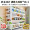 White hole board shelf multi-layer household angle steel integrated wall storage rack floor storage storage cargo shelf