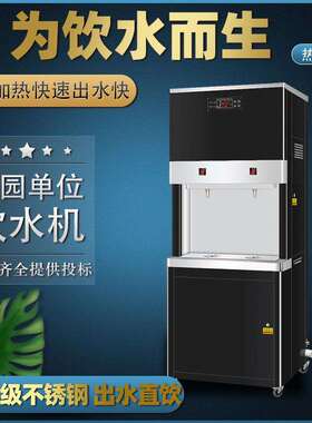 步进式开水器学校公共饮水机冷热款和温热款单位净水一体直饮机