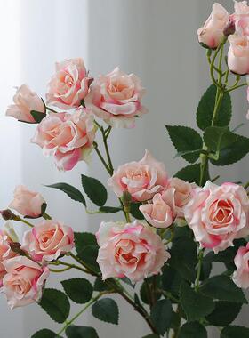 玫瑰假花仿真花轻奢高端室内花艺摆设仿生花摆件装饰客厅餐桌花艺