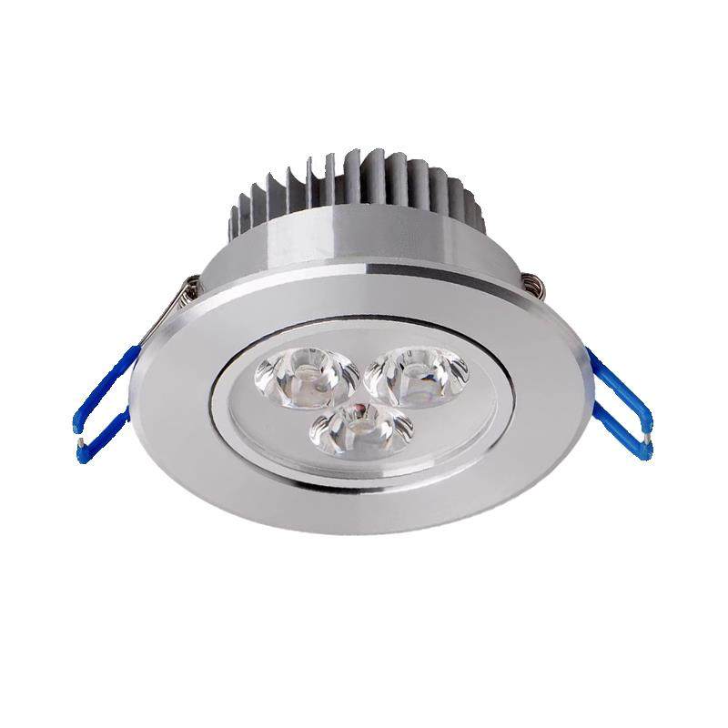 老式射灯嵌入式筒灯led天花灯家用三眼射灯3瓦牛眼灯家用珠宝柜台,淘宝优惠券,粉丝福利购,淘宝优惠卷