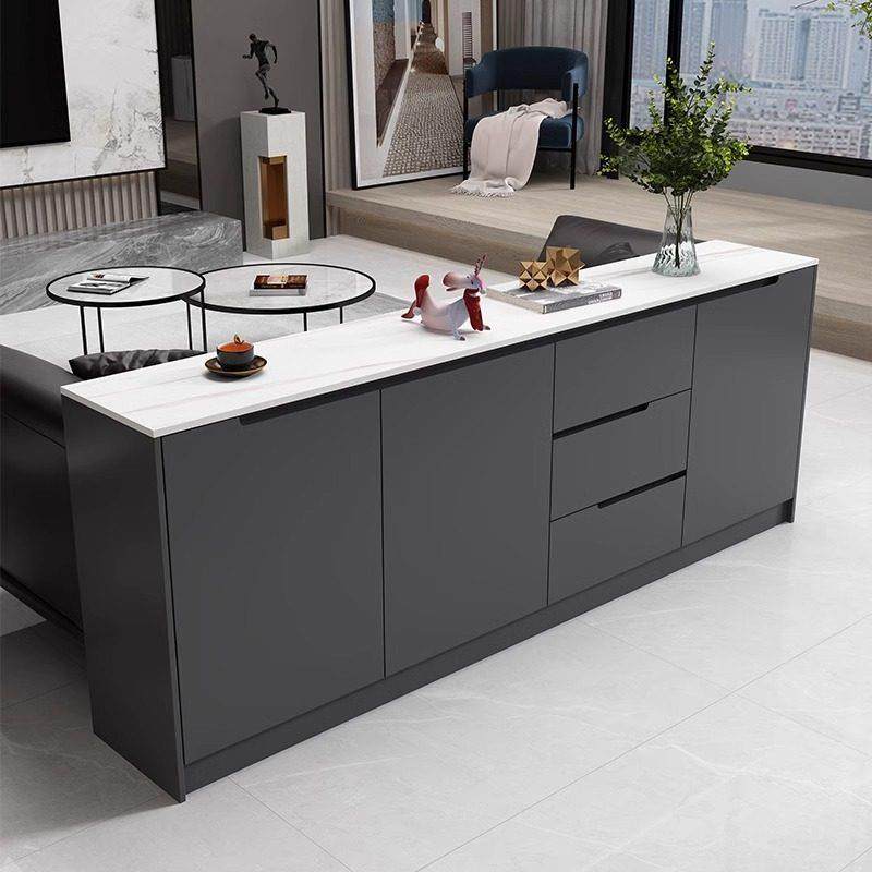 岩板餐边柜现代简约餐厅靠墙家用玄关柜极简沙发靠背柜客厅隔断柜,淘宝优惠券,粉丝福利购,淘宝优惠卷