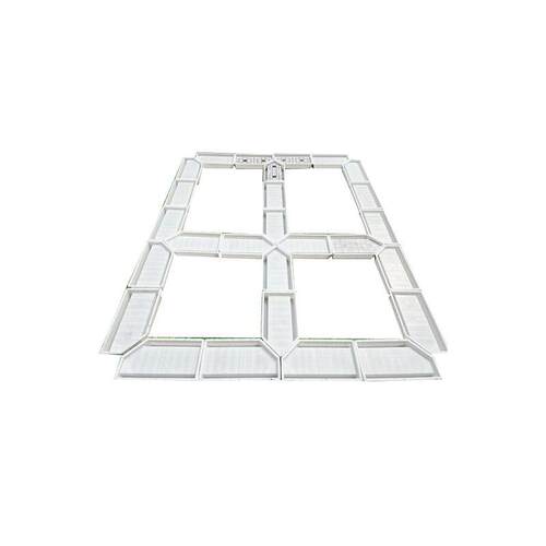 新型菜园盖板模具石板庭院铺路模具菜地沟沿路水泥塑料盖板模具 - 图3