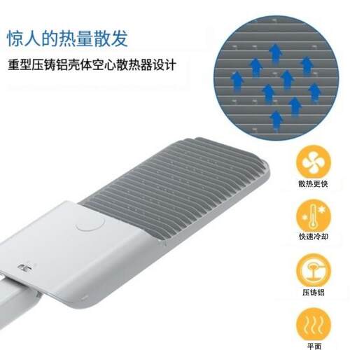 led路灯压铸路灯市政工程外销款50W100W150W200W可调支架路灯 - 图3