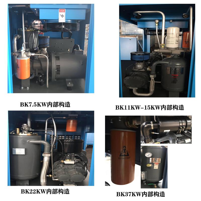 开山螺杆式空压机工业级380V静音永磁变频空气压缩机一级能效气泵 - 图1