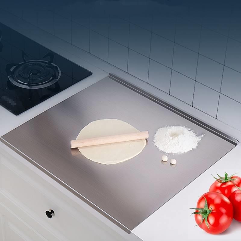16不锈钢菜板厨房家菜用和板面MBC揉面案板切板大砧3板 - 图0