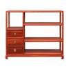Need to customize rosewood desktop blog rack shelf storage rack red rosewood display rack teapot tea set solid wood storage