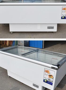 商用冰柜大容量冷藏冷冻展示柜商用家用卧式冰柜温双温冷藏柜