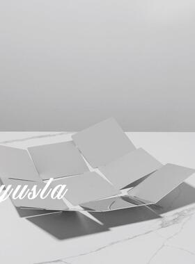 简装约现件代水果盘摆间样板客PRI厅餐桌吧台干果托盘酒店别墅软