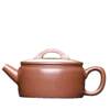 Small capacity handmade tea set small household kung fu teapot small large mouth Han tile teapot Yixing purple clay teapot