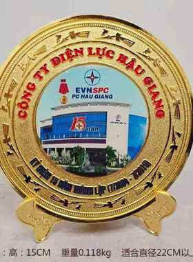 金属奖盘支架 纪念奖盘支架锌合金相框支架 托架三角折叠盘架