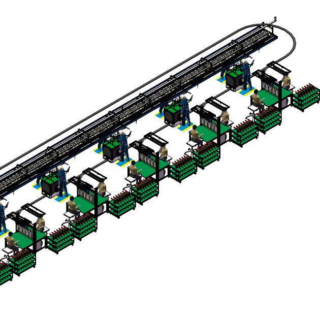 Border Guard UAV Intelligent Production Line Standard Audit Factory Compliance UAV Automatic Assembly Line Equipment