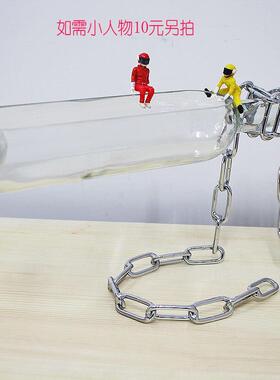 悬浮摆件家居装饰玄关艺术酒柜客厅电视创意个性工艺礼品摆饰办公