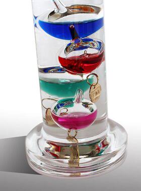 伽利略温度计室内测温创意摆件大气客厅装饰生日礼物办公礼品促销