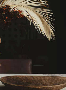 现代创意大波卷花瓶样板间酒店民宿家居客厅书房插花花器装饰摆件