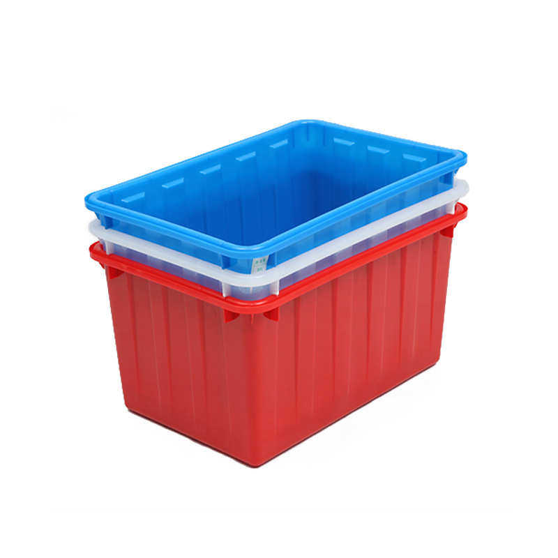 90L塑胶方箱 全新料水产运输箱可带盖套叠注塑密封水箱工业牛津箱,淘宝优惠券,粉丝福利购,淘宝优惠卷