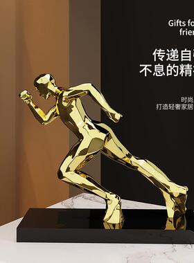高级设感计创意时尚客厅书房办公室SHBA1703装树脂摆送朋友饰乔件