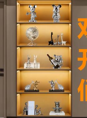 轻奢简约5格6格10格摆件客厅电视柜餐柜装饰品柜摆件一套装组合